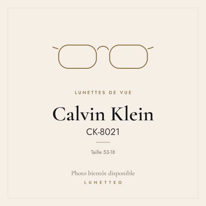 Lunettes de vue Calvin Klein CK-8021