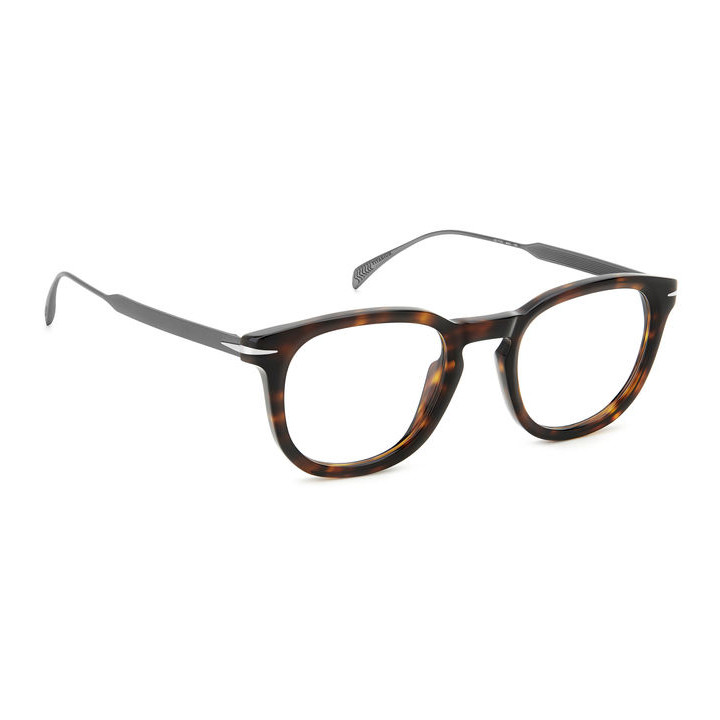 Lunettes de vue David Beckham DB 7122 Havana Dark Ruthenium (4HU)