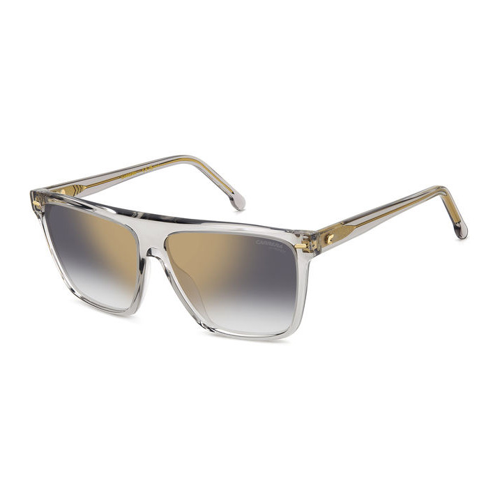 Lunettes de soleil Carrera 3027/S Grey / verres Grey Shaded Gold Mirror (KB7-FQ)
