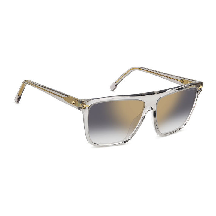 Lunettes de soleil Carrera 3027/S Grey / verres Grey Shaded Gold Mirror (KB7-FQ)