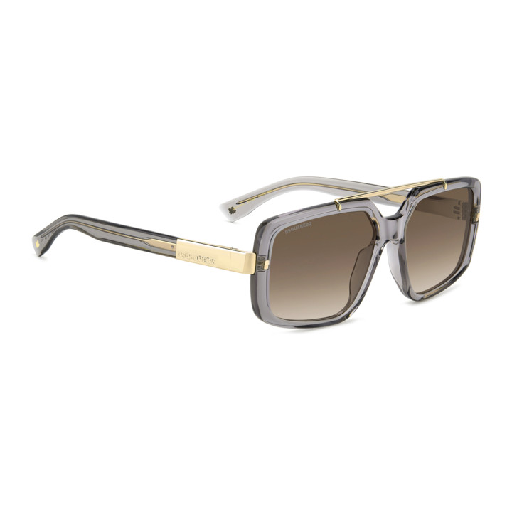 Lunettes de soleil Dsquared2 D2 0120/S Grey / verres Brown Shaded (KB7-HA)