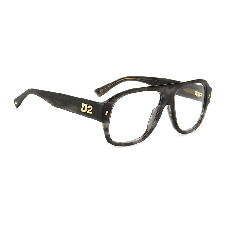 Lunettes de vue Dsquared2 D2 0125 Grey Horn (2W8)
