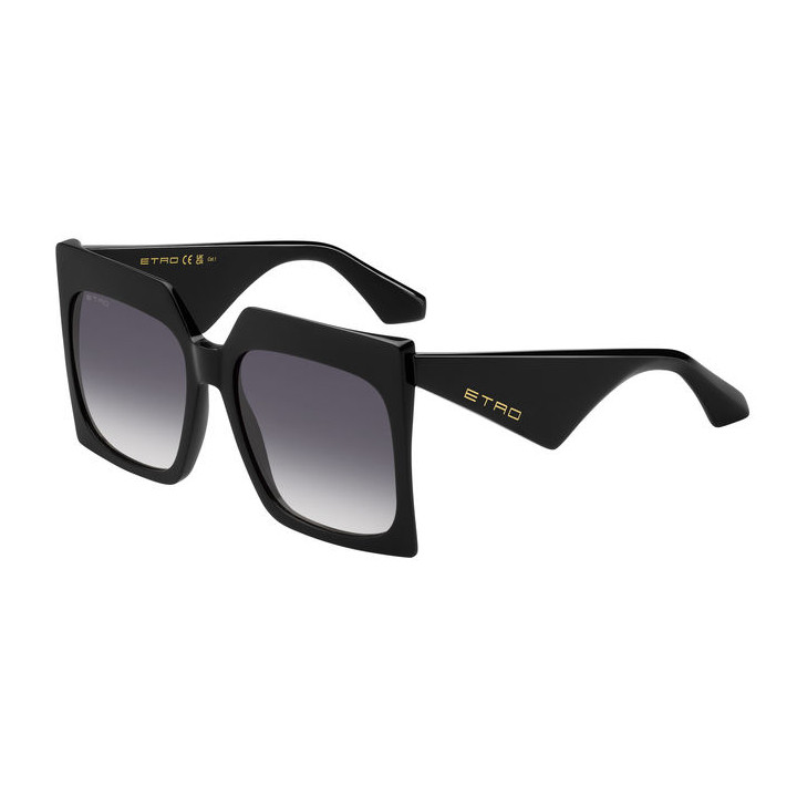Lunettes de soleil Etro 0002/S Black / verres Dark Grey Shaded (807-9O)