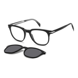 Lunettes de vue avec clip solaire David Beckham DB 7120/CS Black / verres Grey Polarized (807-M9)