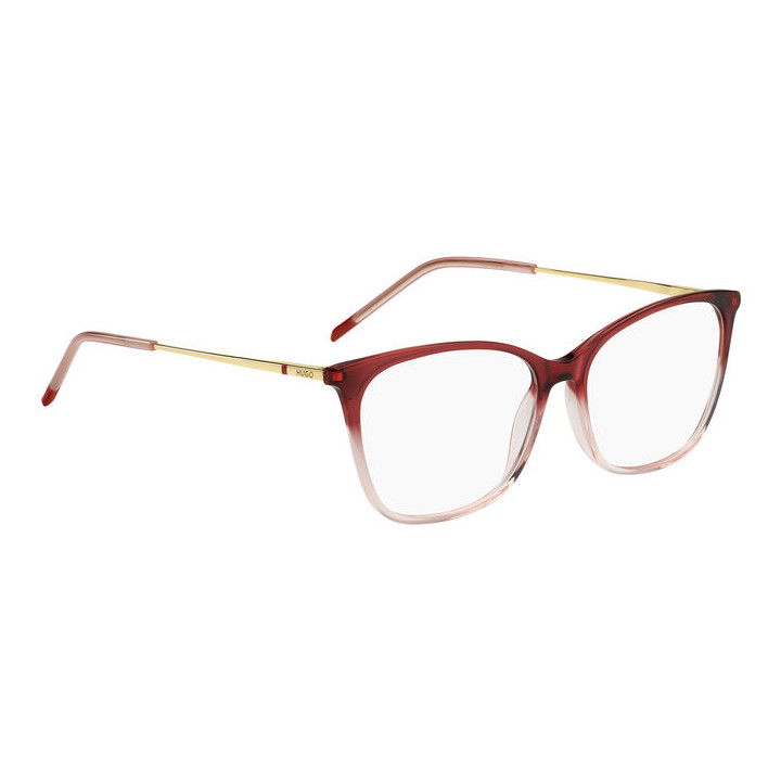 Lunettes de vue HUGO HG 1294 Burgundy Pink (0T5)