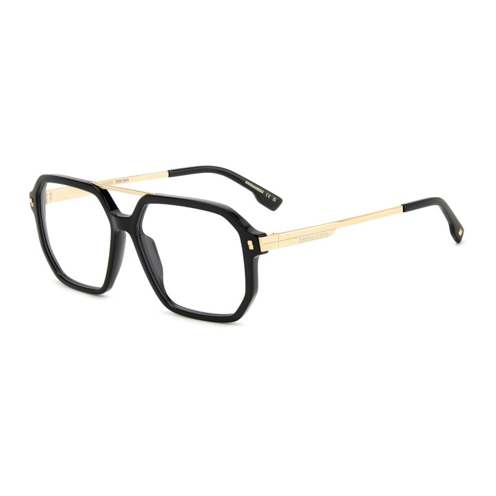 Lunettes de vue Dsquared2 D2 0123 Black Gold (2M2)