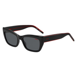 Lunettes de soleil HUGO HG 1301/S Black Red / verres Grey (OIT-IR)