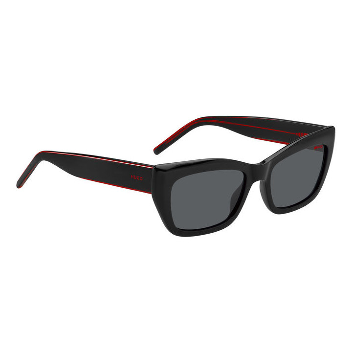 Lunettes de soleil HUGO HG 1301/S Black Red / verres Grey (OIT-IR)