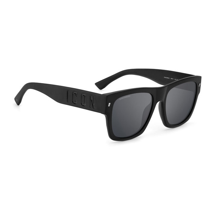 Lunettes de soleil Dsquared2 ICON 0004/S Matte Black / verres Silver Mirror (003-T4)