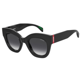 Lunettes de soleil Levi's LV 1067/S Black / verres Dark Grey Shaded (807-9O)