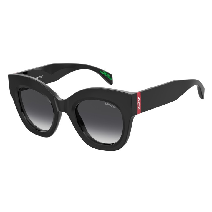 Lunettes de soleil Levi's LV 1067/S Black / verres Dark Grey Shaded (807-9O)