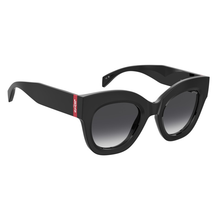 Lunettes de soleil Levi's LV 1067/S Black / verres Dark Grey Shaded (807-9O)