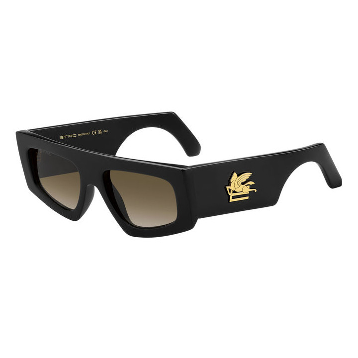 Lunettes de soleil Etro 0032/G/S Black / verres Brown Shaded (807-HA)