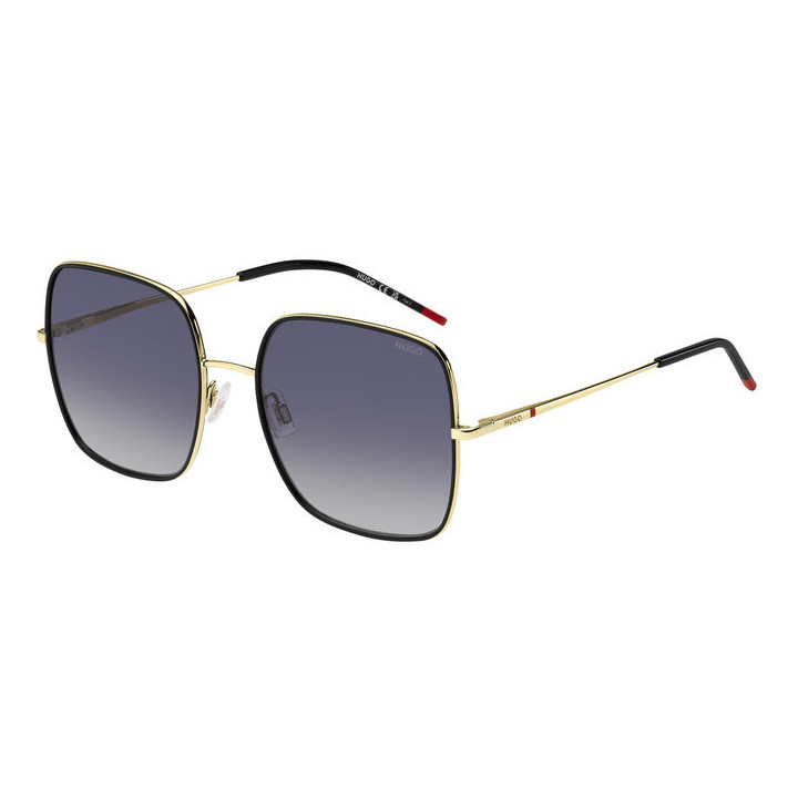 Lunettes de soleil HUGO HG 1293/S Gold Black 2 / verres Dark Grey Shaded (RHL-9O)