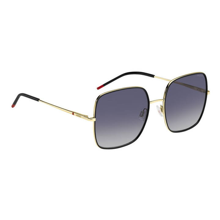 Lunettes de soleil HUGO HG 1293/S Gold Black 2 / verres Dark Grey Shaded (RHL-9O)