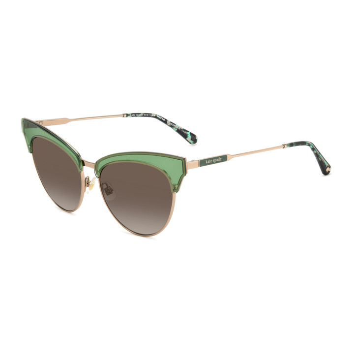 Lunettes de soleil Kate Spade ALVI/G/S Green / verres Brown Shaded (1ED-HA)