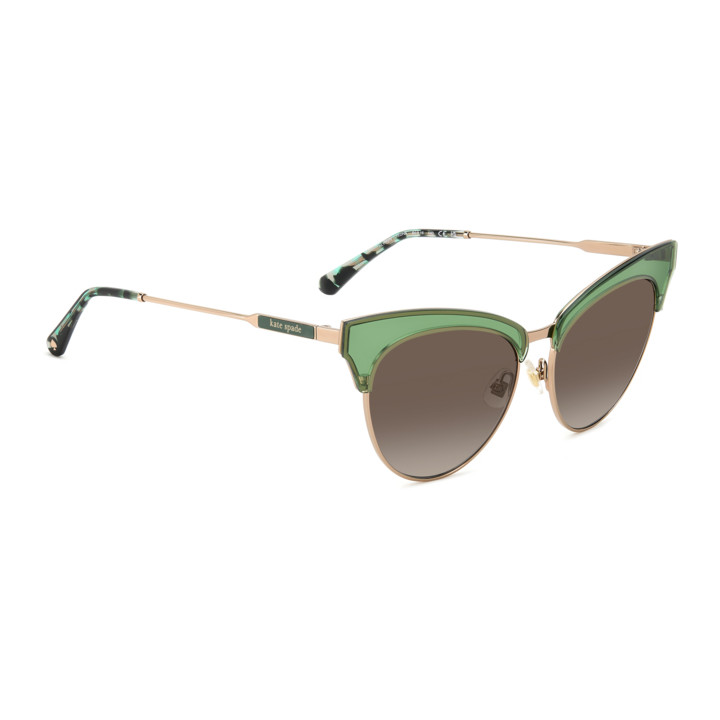 Lunettes de soleil Kate Spade ALVI/G/S Green / verres Brown Shaded (1ED-HA)