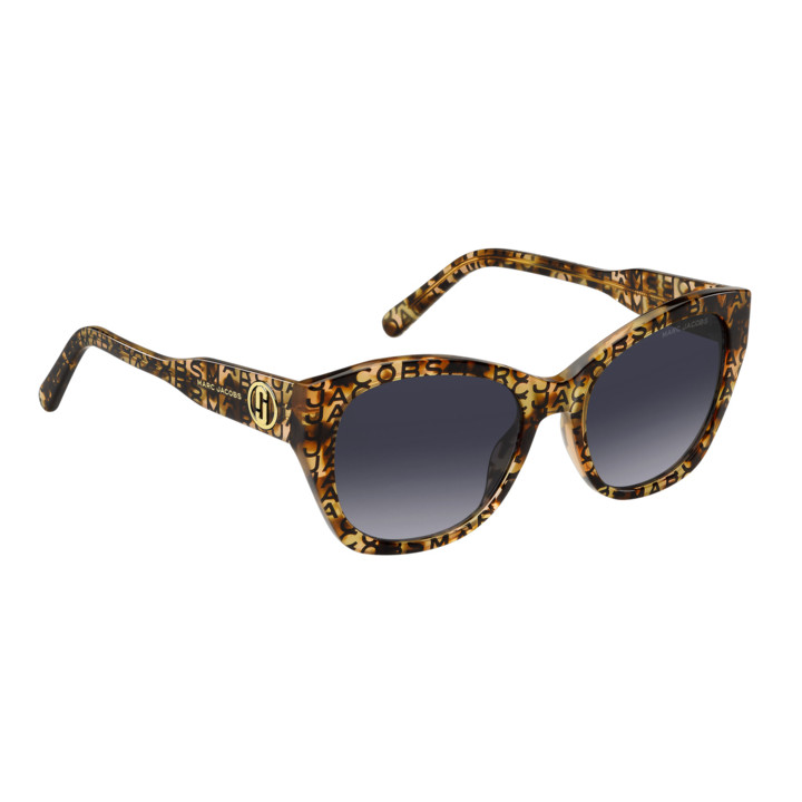 Lunettes de soleil Marc Jacobs MARC 732/S Pattern Havana / verres Dark Grey Shaded (H7P-9O)