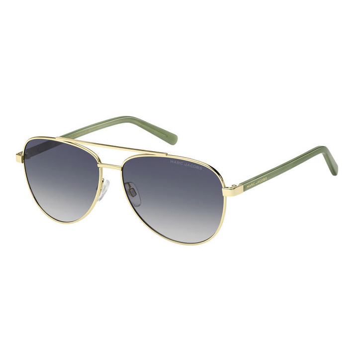 Lunettes de soleil Marc Jacobs MARC 760/S Gold Green / verres Grey Azure (PEF-GB)