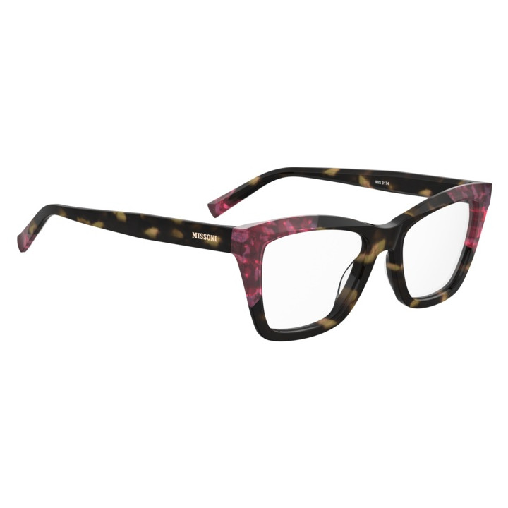 Lunettes de vue Missoni MIS 0174 Havana Pink (0T4)