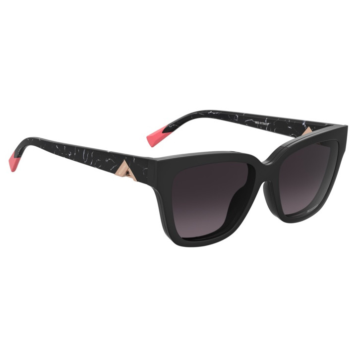Lunettes de vue avec clip solaire Missoni MIS 0179/CS Black / verres Violet Shaded Polarized (807-XW)