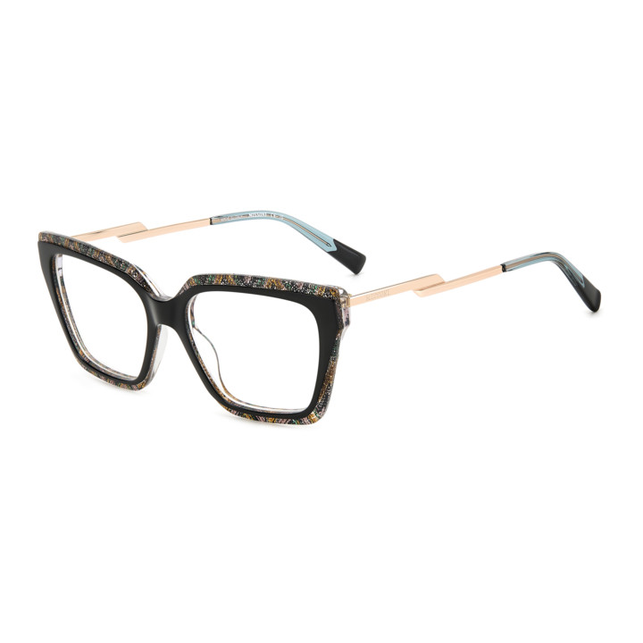 Lunettes de vue Missoni MIS 0167 Black Pattern Green (OHC)