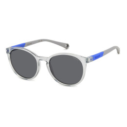 Lunettes de soleil Polaroid Kids PLD 8059/S Grey / verres Grey Polarized (KB7-M9)