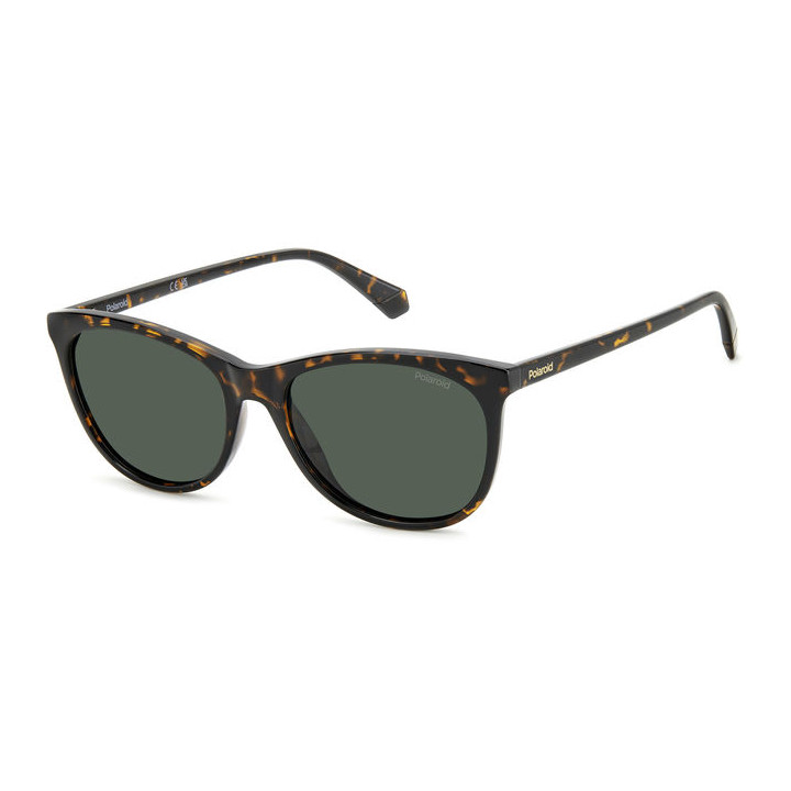 Lunettes de soleil Polaroid PLD 4161/S Havana / verres Green Polarized (086-UC)