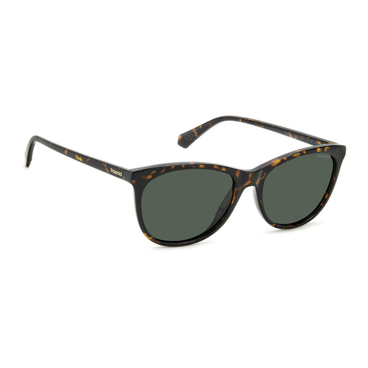 Lunettes de soleil Polaroid PLD 4161/S Havana / verres Green Polarized (086-UC)
