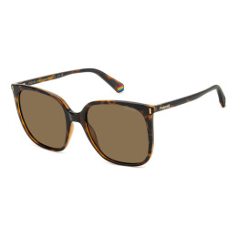 Lunettes de soleil Polaroid PLD 6218/S Havana / verres Bronze Polarized (086-SP)