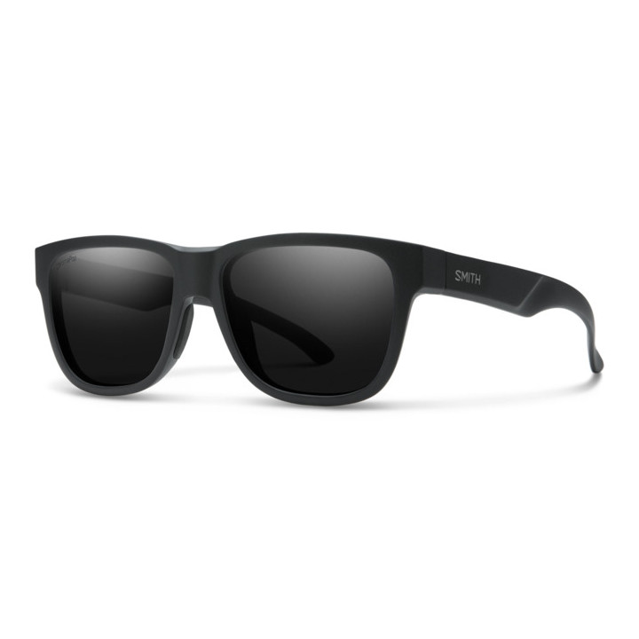 Lunettes de soleil Smith LOWDOWN S 2/S Matte Black / verres Grey Polarized Chromapop (003-6N)