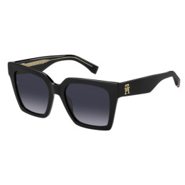 Lunettes de soleil Tommy Hilfiger TH 2100/S Black / verres Dark Grey Shaded (807-9O)