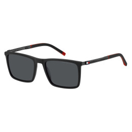 Lunettes de soleil Tommy Hilfiger TH 2077/S Matte Black / verres Grey (003-IR)
