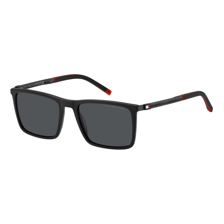 Lunettes de soleil Tommy Hilfiger TH 2077/S Matte Black / verres Grey (003-IR)