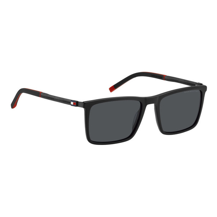 Lunettes de soleil Tommy Hilfiger TH 2077/S Matte Black / verres Grey (003-IR)