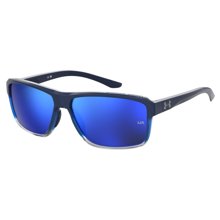Lunettes de soleil Under Armour UA KICKOFF Blue Shaded Grey / verres Blue Multilayer (0MX-Z0)