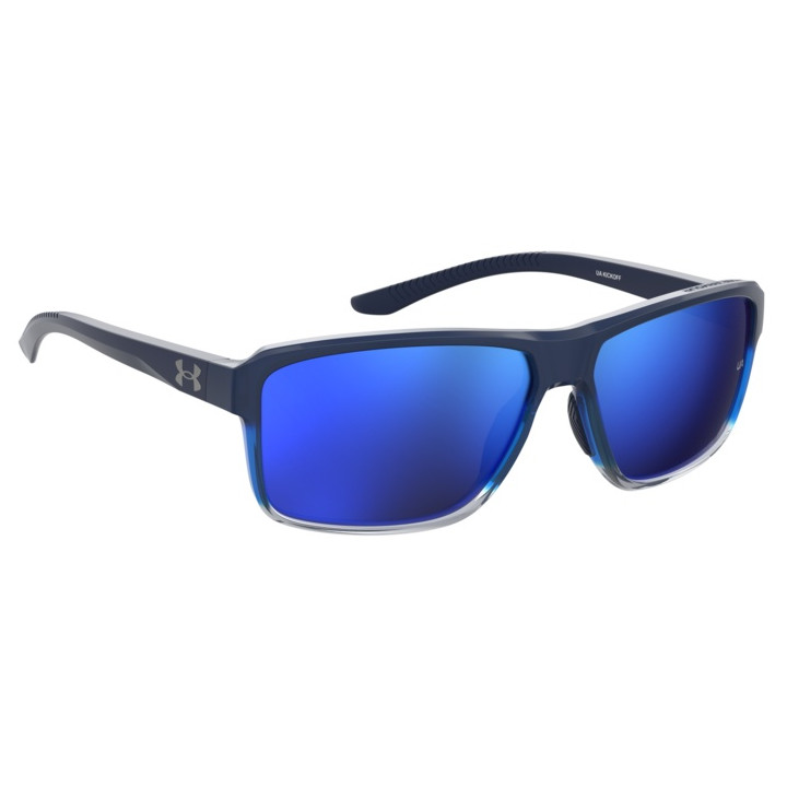 Lunettes de soleil Under Armour UA KICKOFF Blue Shaded Grey / verres Blue Multilayer (0MX-Z0)