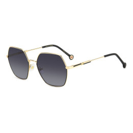 Lunettes de soleil Carolina Herrera HER 0183/S Gold Black 2 / verres Dark Grey Shaded (RHL-9O)