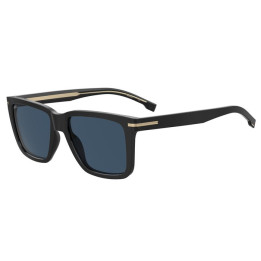 Lunettes de soleil BOSS 1598/S Black / verres Blue (807-KU)