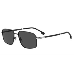 Lunettes de soleil BOSS 1603/S Matte Black Silver / verres Grey (124-IR)