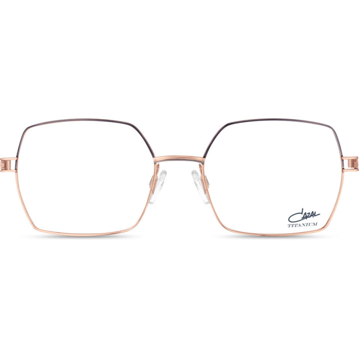 Cazal 4323 004 aubergine-rosé or - vue de face