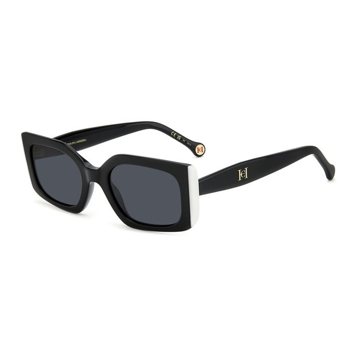 Lunettes de soleil Carolina Herrera HER 0182/S Black White / verres Grey (80S-IR)
