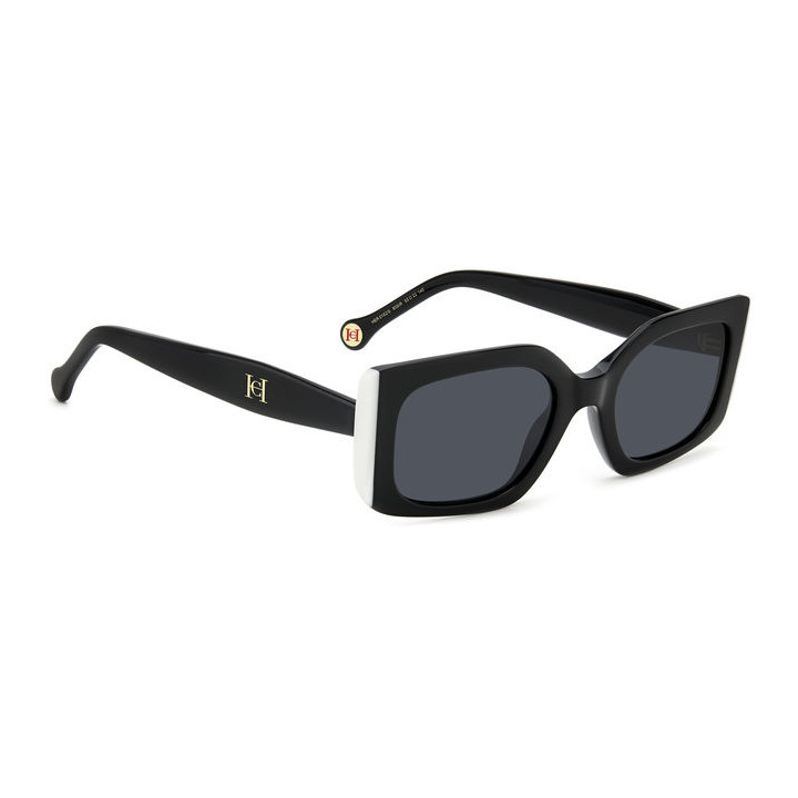 Lunettes de soleil Carolina Herrera HER 0182/S Black White / verres Grey (80S-IR)