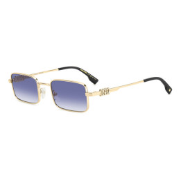 Lunettes de soleil Dsquared2 D2 0104/S Gold Blue / verres Dk Blue Shaded (LKS-08)