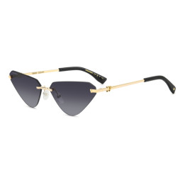 Lunettes de soleil Dsquared2 D2 0108/S Gold Black 2 / verres Dark Grey Shaded (RHL-9O)