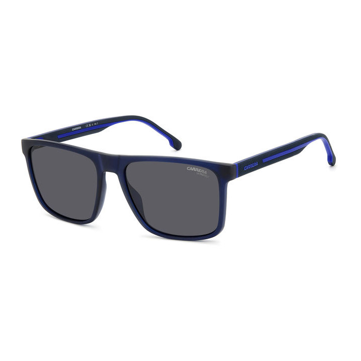 Lunettes de soleil Carrera 8064/S Matte Blue / verres Grey (FLL-IR)