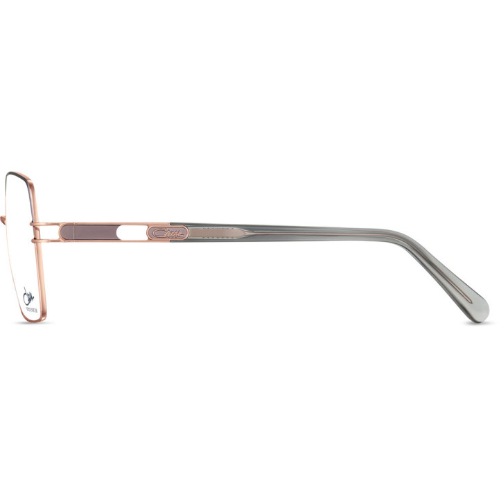 Cazal 4323 004 aubergine-rosé or - vue de profil