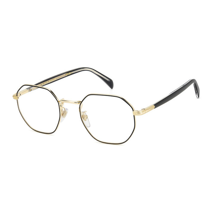 Lunettes de vue David Beckham DB 1133 Gold Black 2 (RHL)