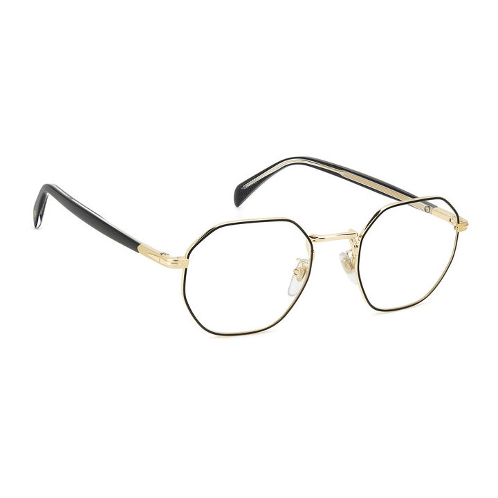 Lunettes de vue David Beckham DB 1133 Gold Black 2 (RHL)