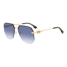 Lunettes de soleil Dsquared2 D2 0103/S Gold Blue / verres Dk Blue Shaded (LKS-08)